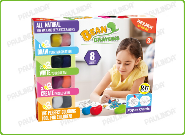 8PCS Bean Crayon Color- Box